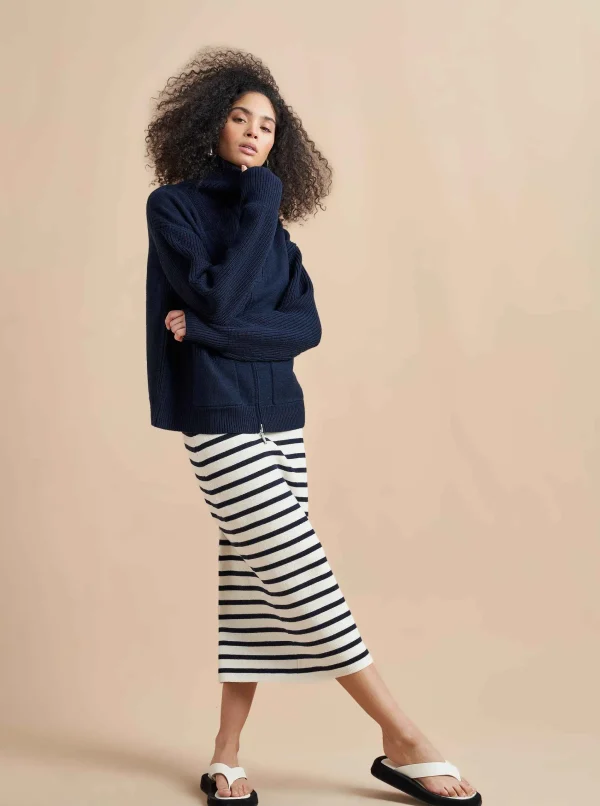 Fashion Bastien Full Zip Sweater Women Sweaters