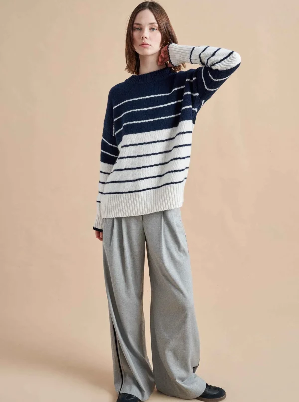 Online Color Block Marin Sweater Women Sweaters