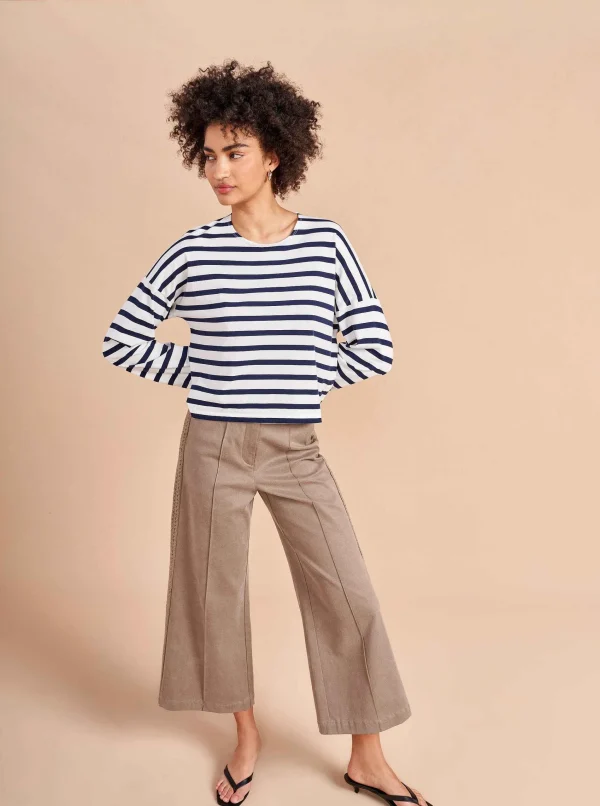 Fashion Cropped Charlotte Tee Women Tees