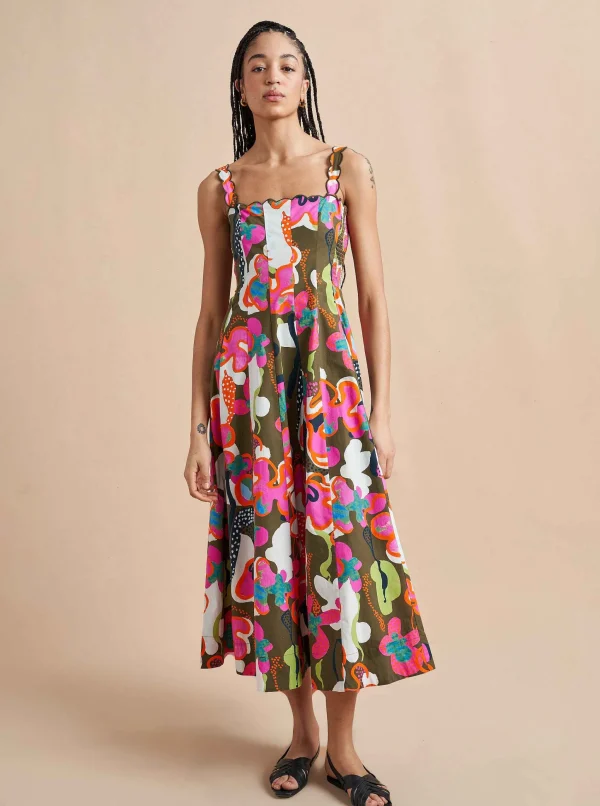 Clearance Erin Dress Women Midi Dresses