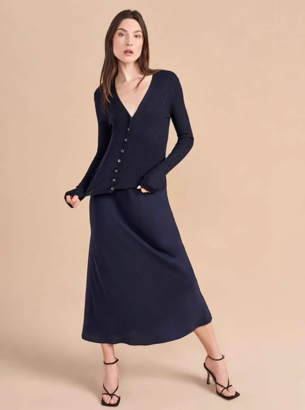 Discount Fine Line Cardigan Women Cardigans