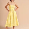 Clearance Fran Dress Women Midi Dresses