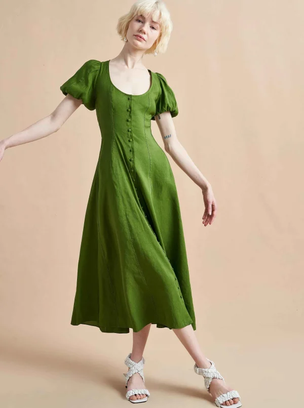 Clearance Francesca Dress Women Midi Dresses