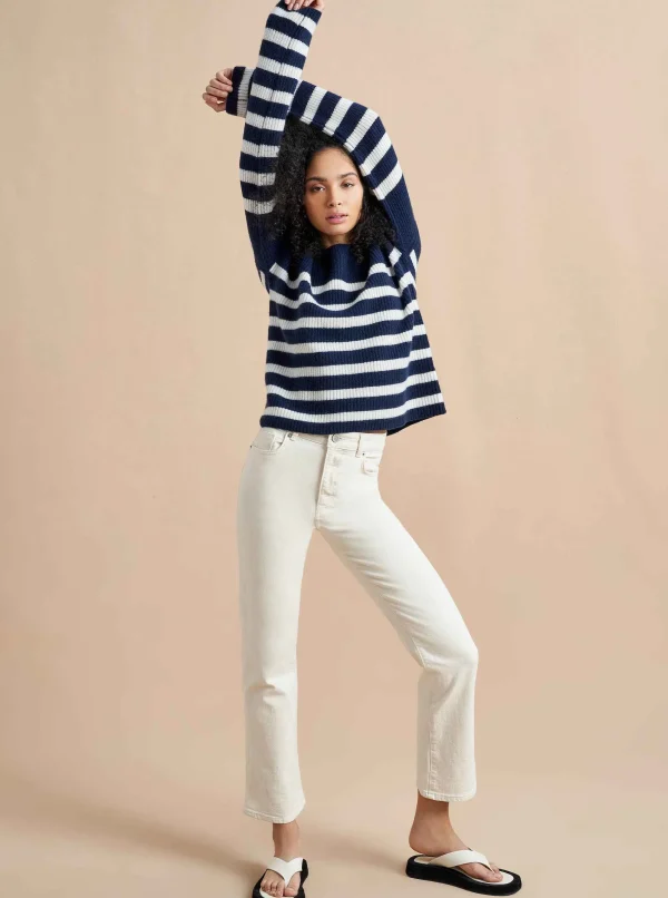 Sale Mini Striped Toujours Sweater Women Sweaters