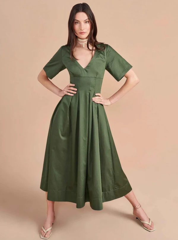 Best Priscilla Dress Women Midi Dresses