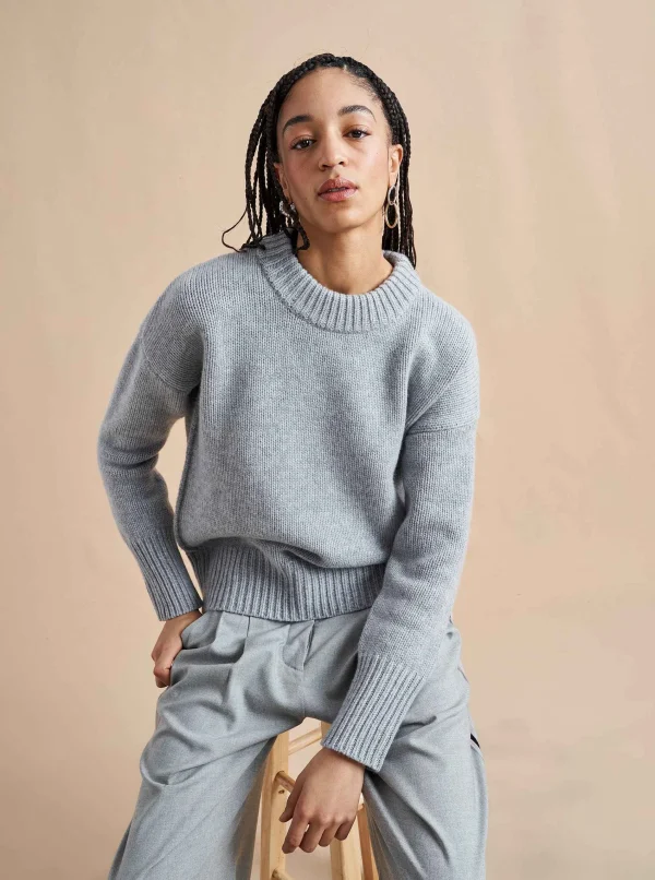Flash Sale Solid Marin Sweater Women Sweaters