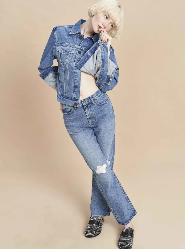 Fashion The Dean Jacket Women Denim