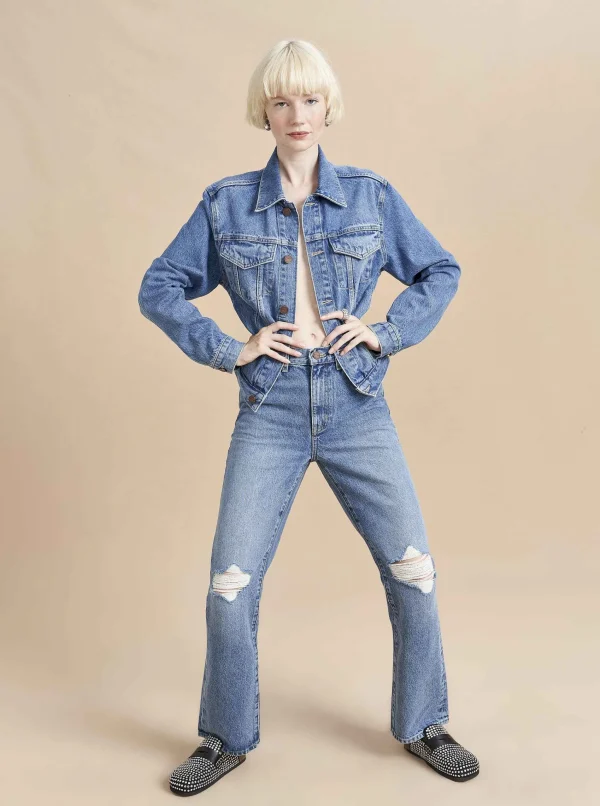 Fashion The Dean Jacket Women Denim