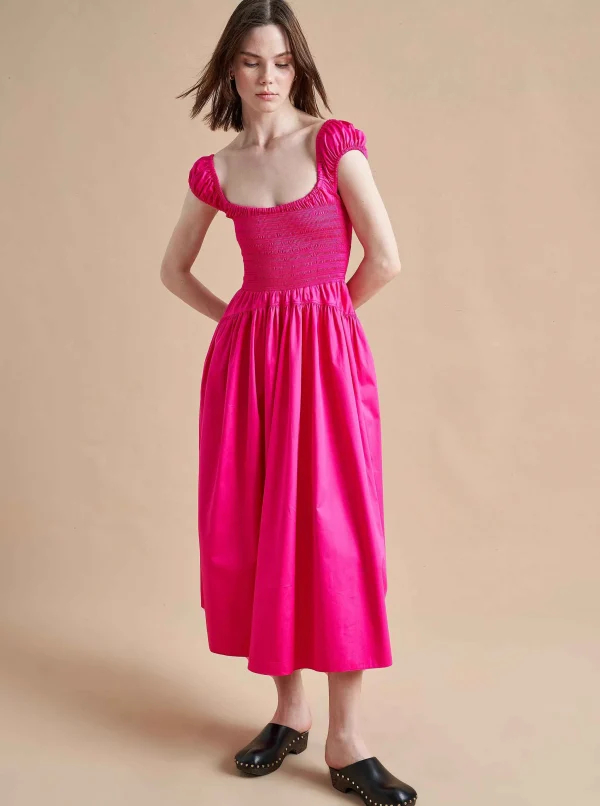 Discount Vivian Dress Women Midi Dresses