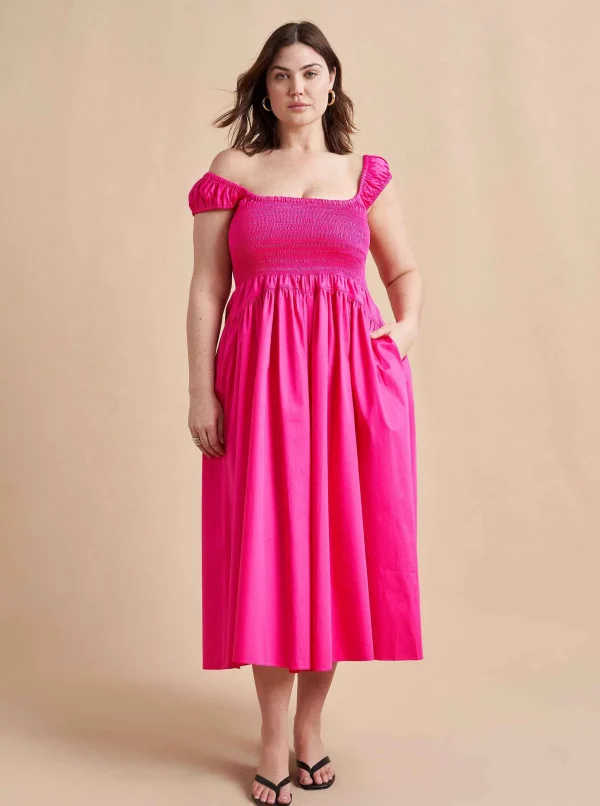 Discount Vivian Dress Women Midi Dresses