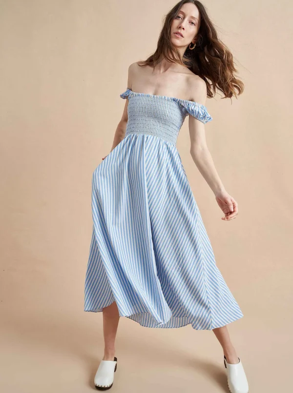 Store Vivian Dress Women Midi Dresses