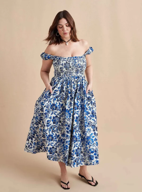 Hot Vivian Dress Women Midi Dresses