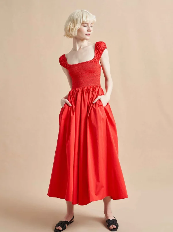 Shop Vivian Dress Women Midi Dresses