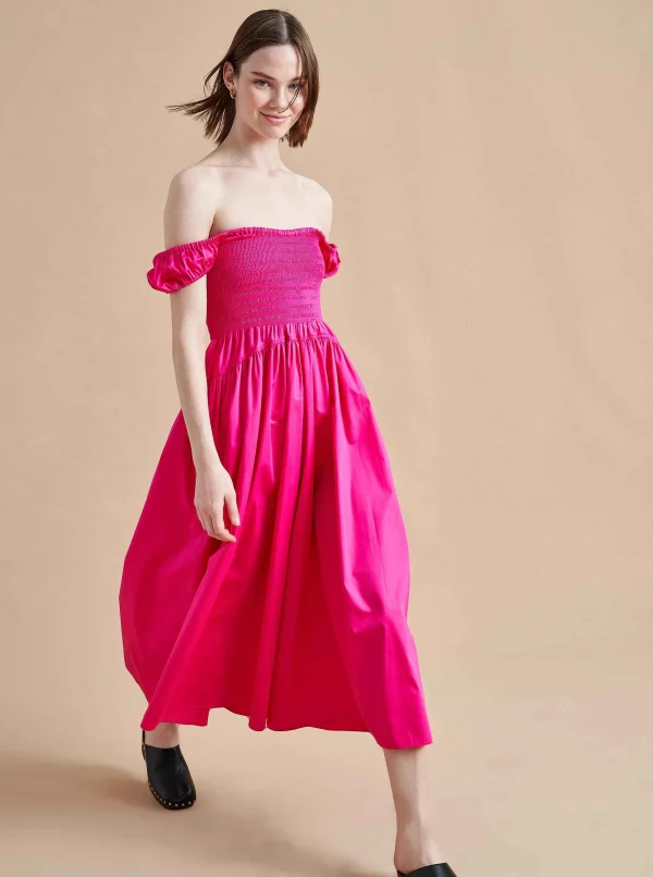 Discount Vivian Dress Women Midi Dresses