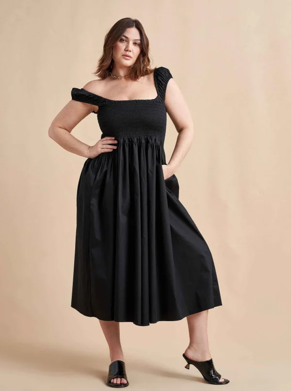 Best Sale Vivian Dress Women Midi Dresses
