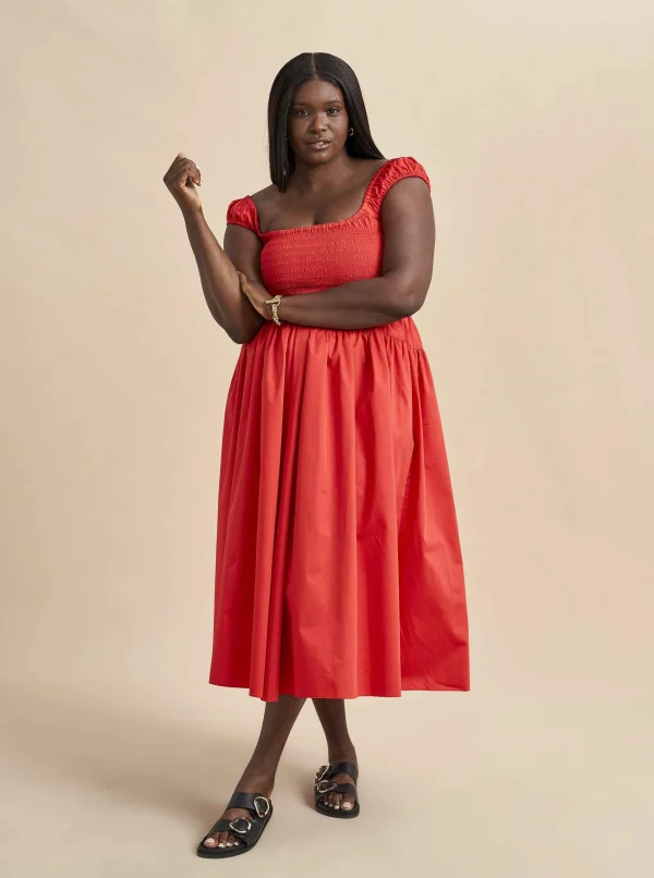 Shop Vivian Dress Women Midi Dresses