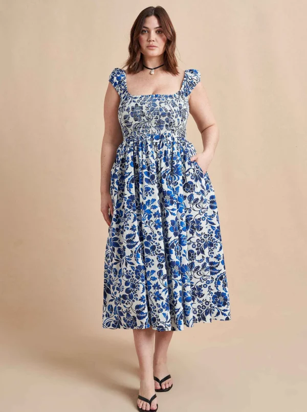 Hot Vivian Dress Women Midi Dresses