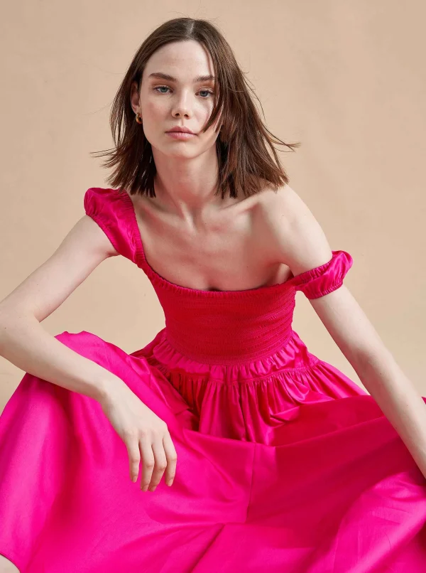 Discount Vivian Dress Women Midi Dresses